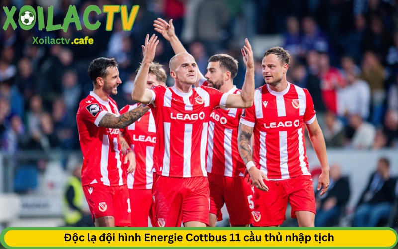 Độc lạ đội hình Energie Cottbus 11 cầu thủ nhập tịch