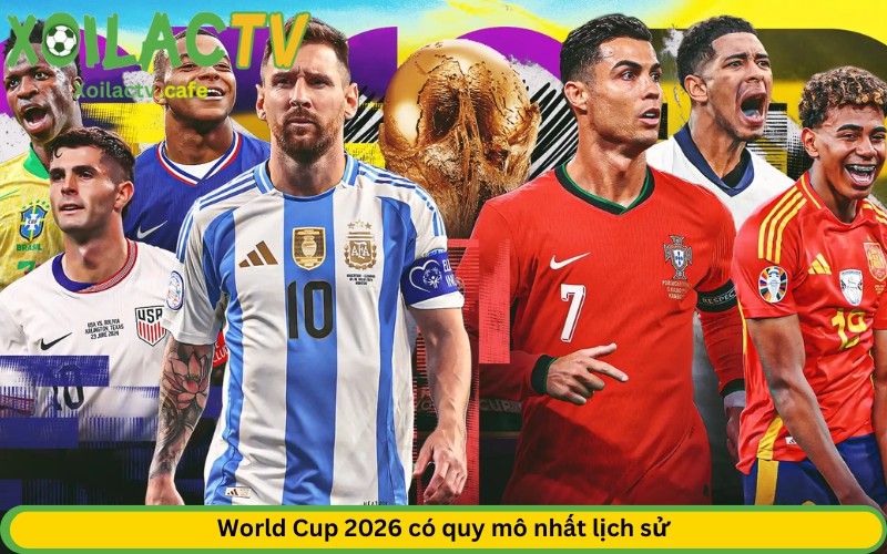 World Cup 2026 có quy mô nhất lịch sử