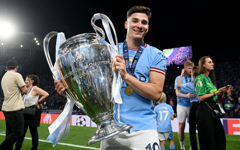 Julián Álvarez vô địch UEFA Champions League cùng Man City