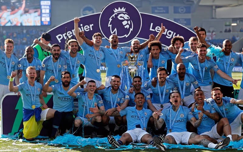 bảng xếp hạng Premier League mùa giải trước Man City lên ngôi vô địch