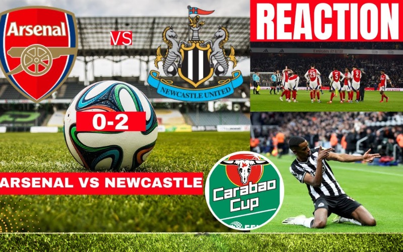 Newcastle gặp Arsenal tại Carabao Cup