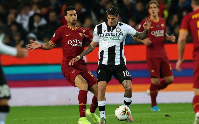 nhận định diễn biến trận đấu Udinese vs AS Roma